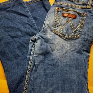 Ladies wranglers bootcut size large 16